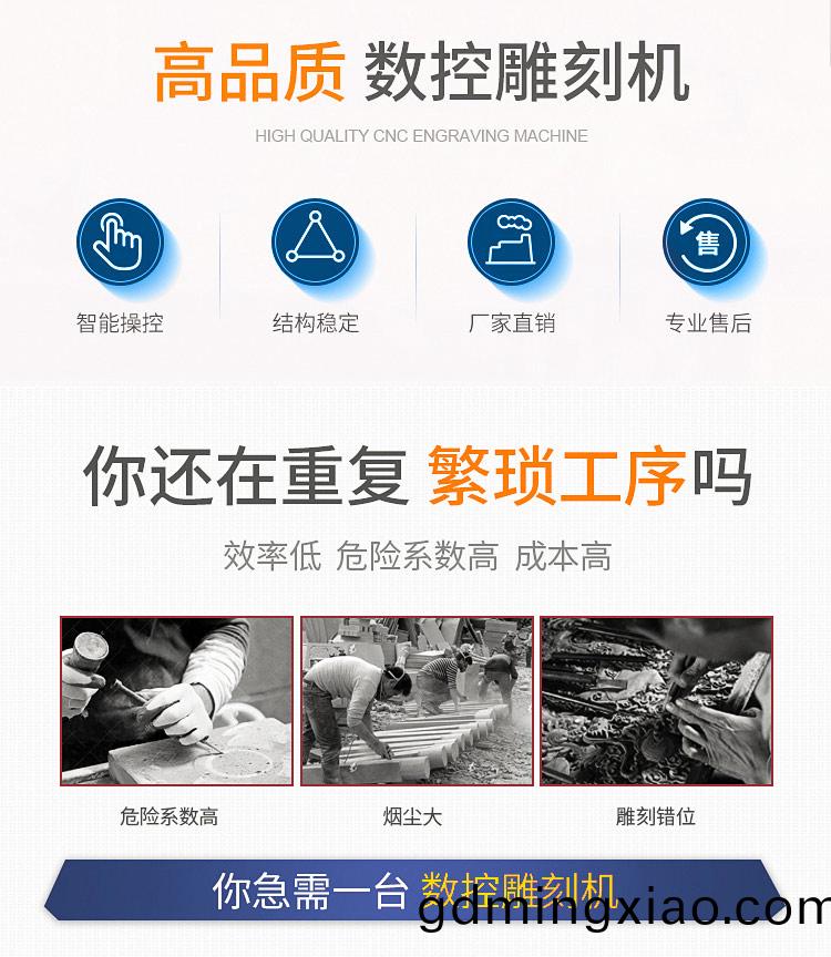 9015重(zhong)型(xing)石材(cai)鵰刻機（石(shi)碑數(shu)控(kong)鵰刻機）(圖(tu)2)