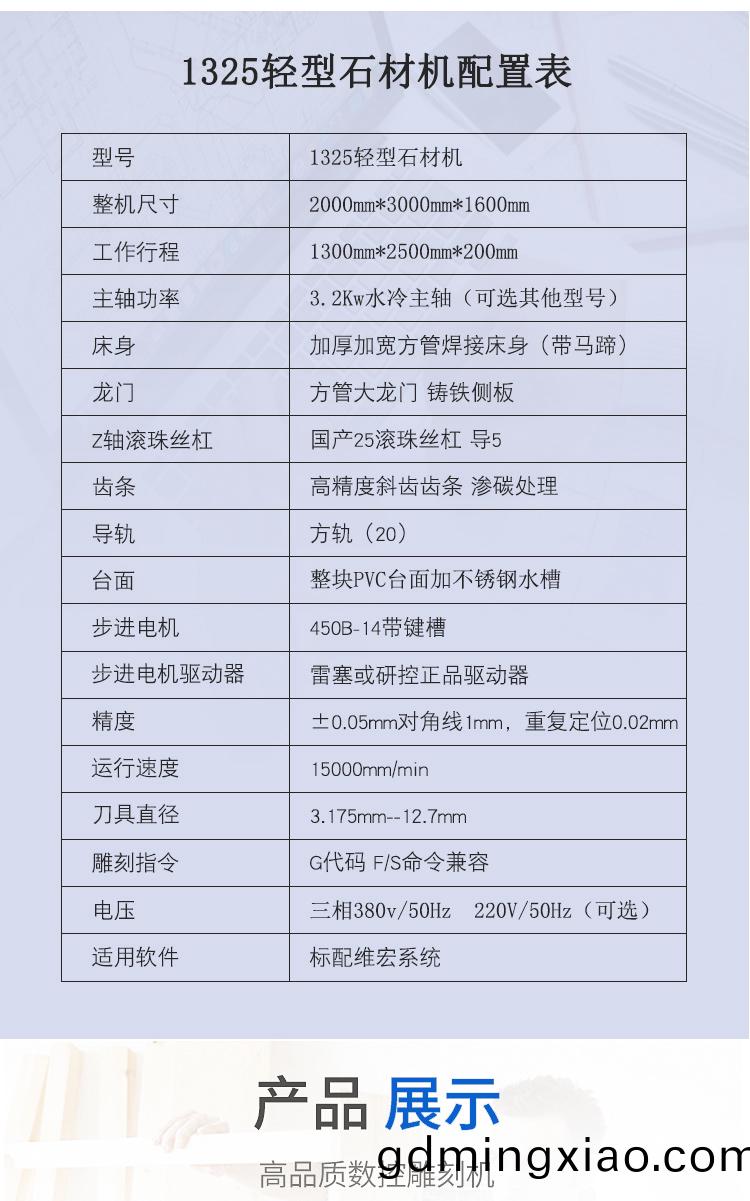 新欵(kuan)1325輕型石(shi)材鵰(diao)刻(ke)機(圖7)